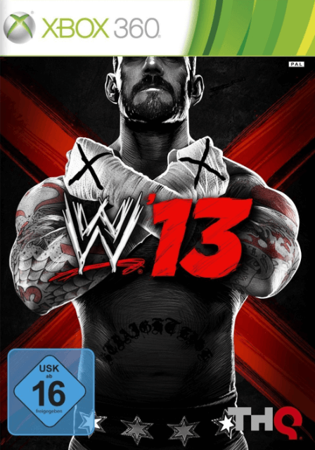 WWE 13 box art for Xbox 360